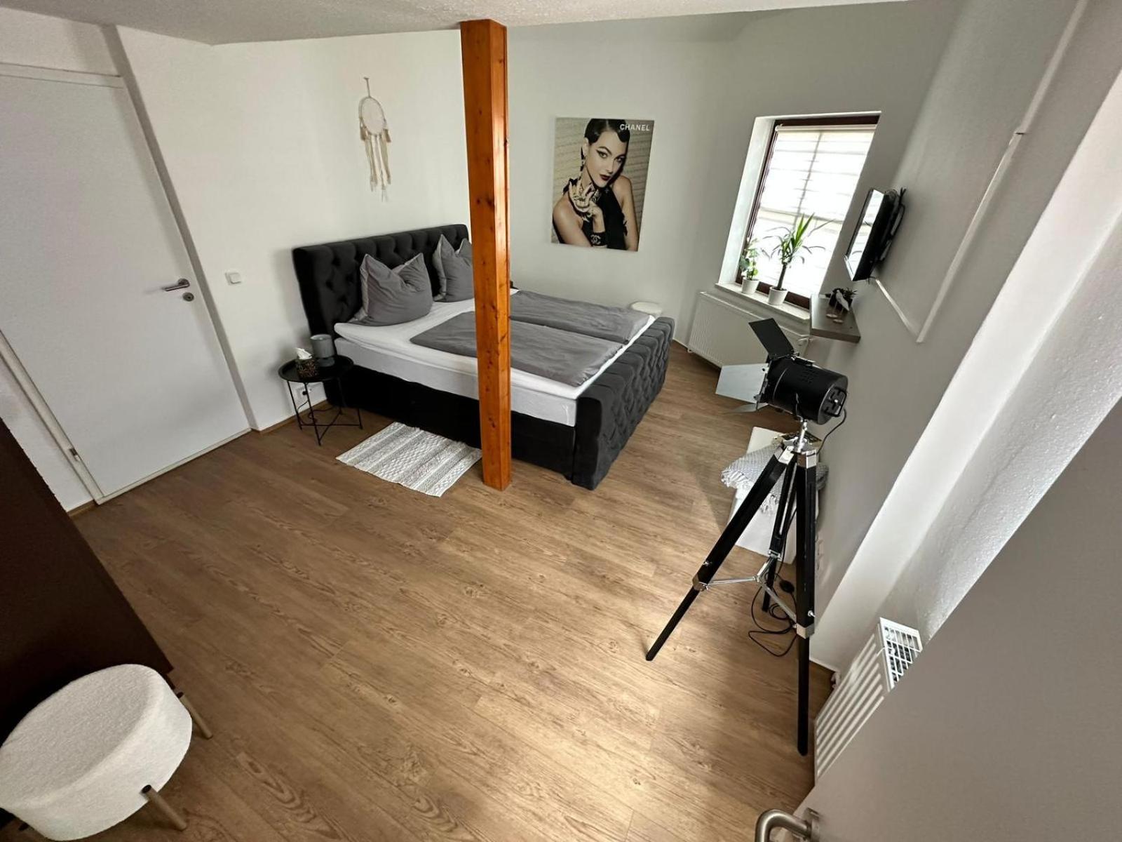 רוסטוק Ferienwohnung Am Strom מראה חיצוני תמונה