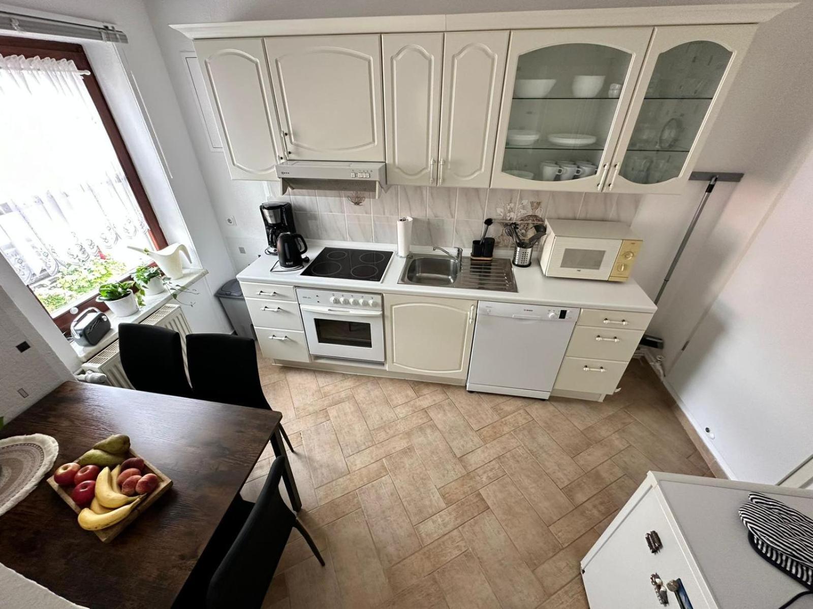 רוסטוק Ferienwohnung Am Strom מראה חיצוני תמונה