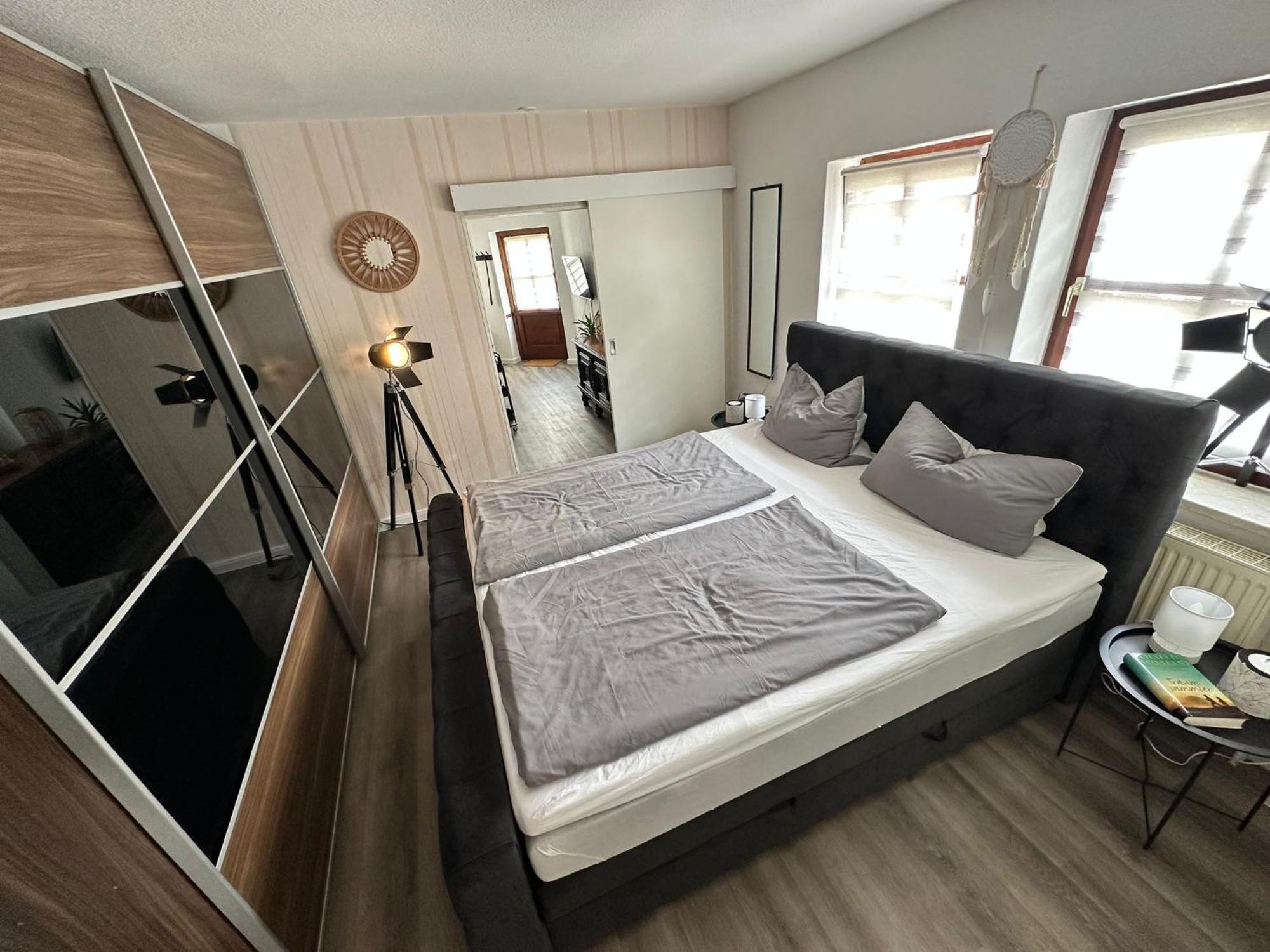 רוסטוק Ferienwohnung Am Strom מראה חיצוני תמונה