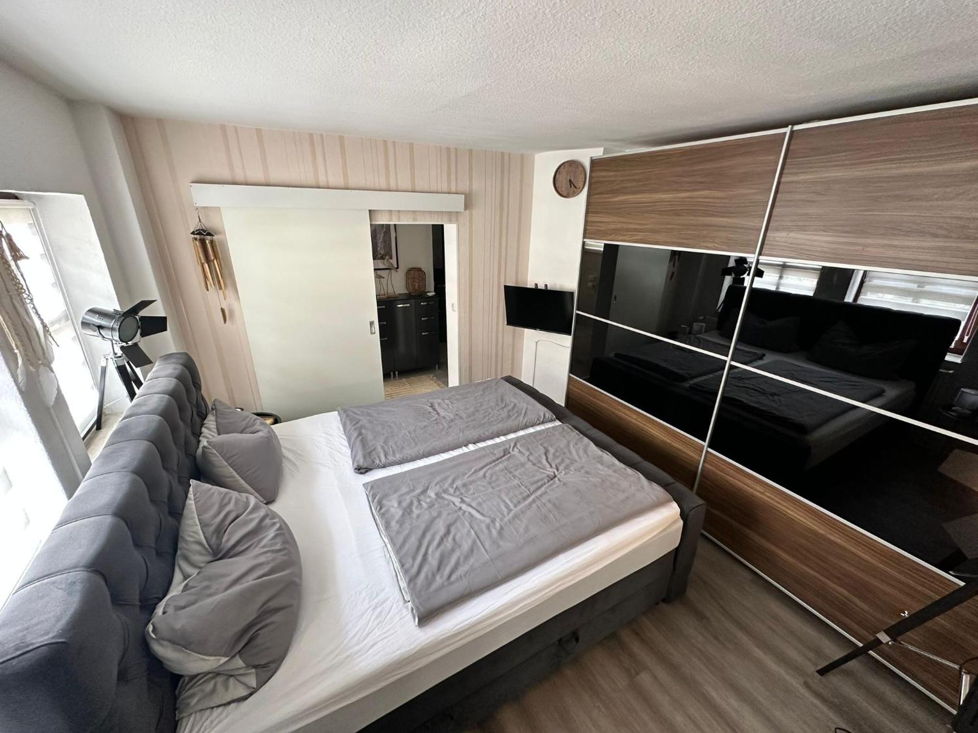רוסטוק Ferienwohnung Am Strom מראה חיצוני תמונה