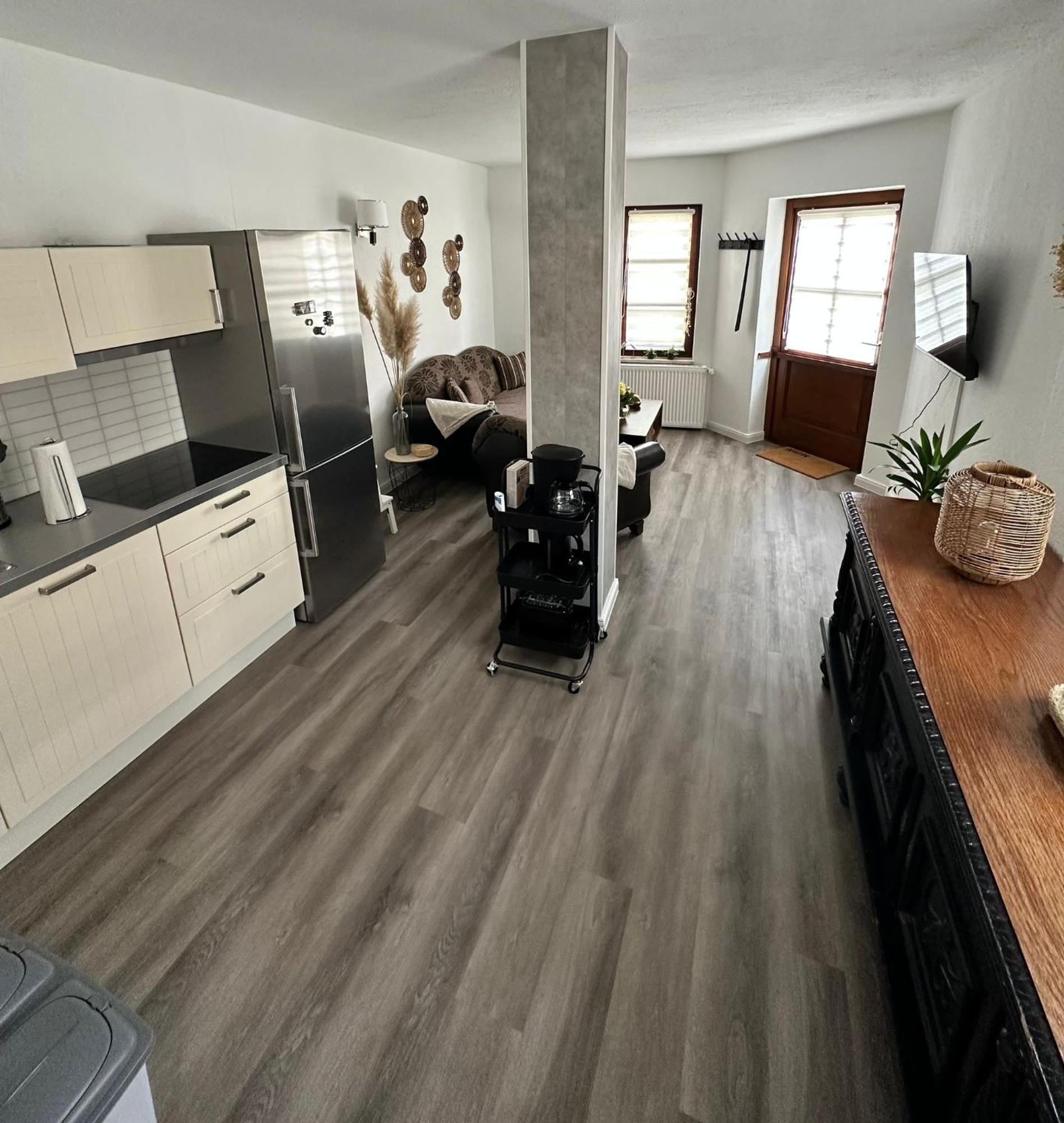 רוסטוק Ferienwohnung Am Strom מראה חיצוני תמונה